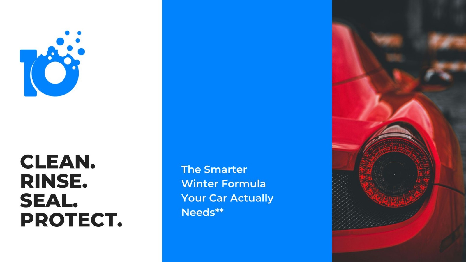 Clean. Rinse. Seal. Protect